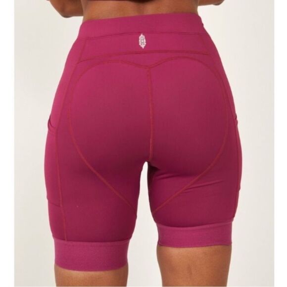 NWT Free People In The Saddle Bike Spin Class Cycling Short w/ Pocket Small - Picture 3 of 14